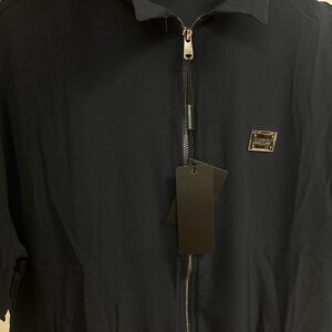 Dolce Gabbana Men's Zip-Up TShirt